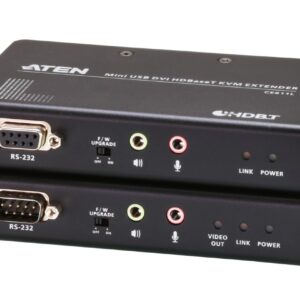 ATEN CE611 מרחיק משדר+מקלט DVI עד 60 מטר