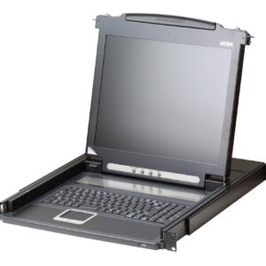 ATEN CL1000M מסך 17 נשלף לארון שרתים VGA ו PS/2