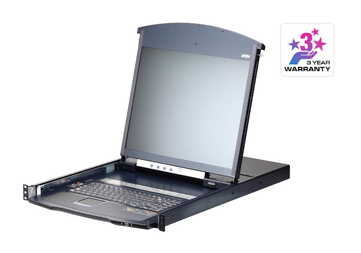ATEN KL1108VN מסך 17 נשלף כולל KVM IP ל 8 שרתים ספק כוח כפול לכל סוגי שרתים 1 ATEN KL1108VN מסך 17 נשלף כולל KVM IP ל 8 שרתים ספק כוח כפול לכל סוגי שרתים