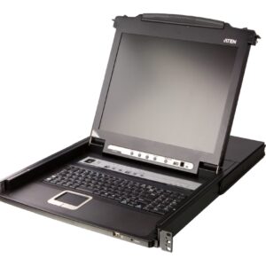 ATEN CL5708M מסך 17 נשלף כולל KVM ל 8 שרתים לשרתי VGA