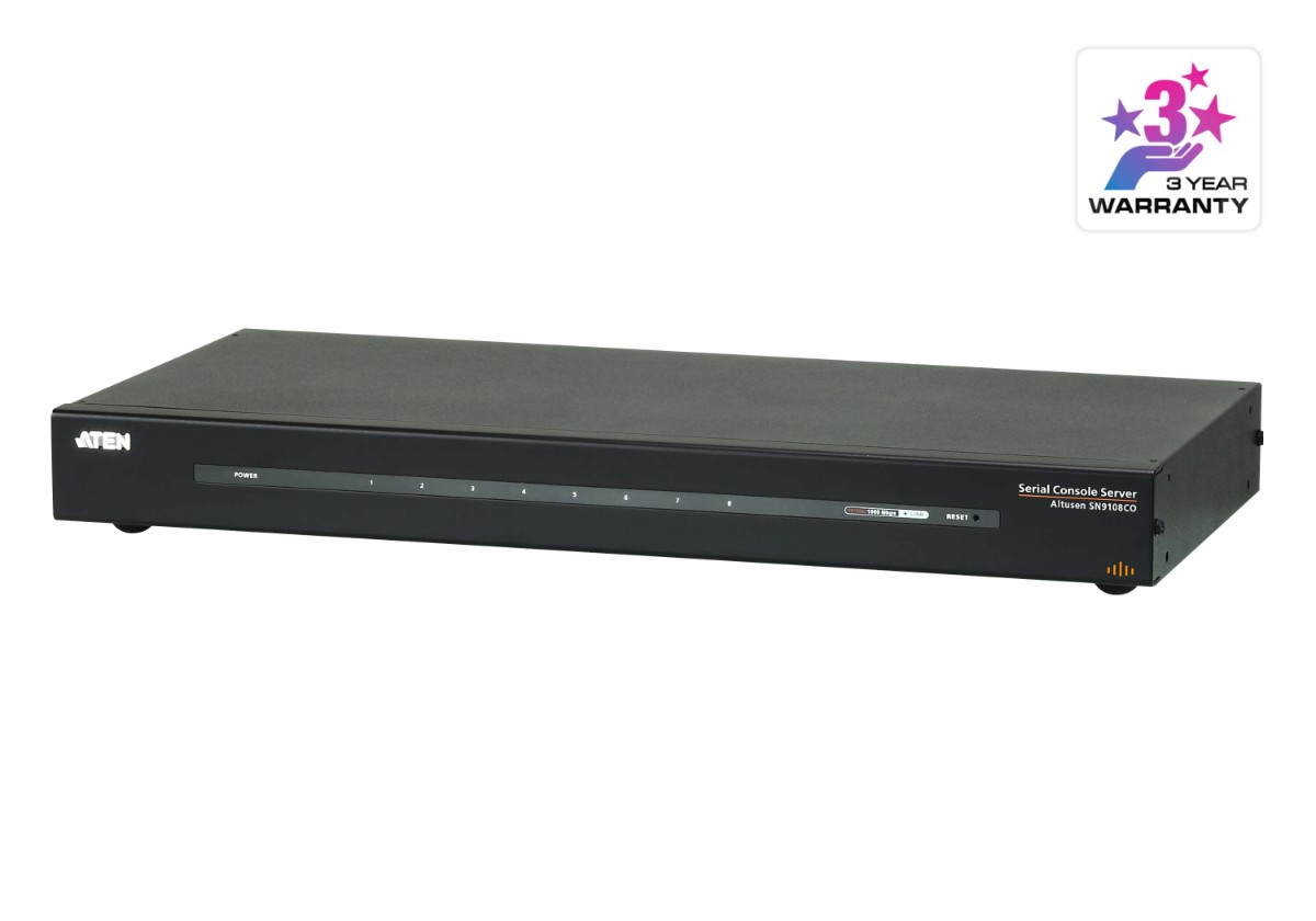 ATEN SN9108CO 8-PORT SERIAL CONSOL 1 ATEN SN9108CO 8 PORT SERIAL CONSOL