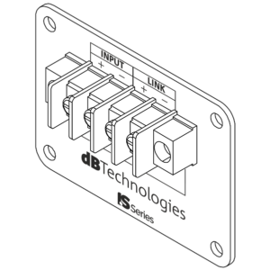 פאנל ספיקון לרמקולים IP32 מסדרת dBTechnologies BP-IS IS