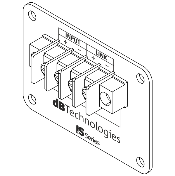 פאנל ספיקון לרמקולים IP32 מסדרת dBTechnologies BP-IS IS 1 bp is.png
