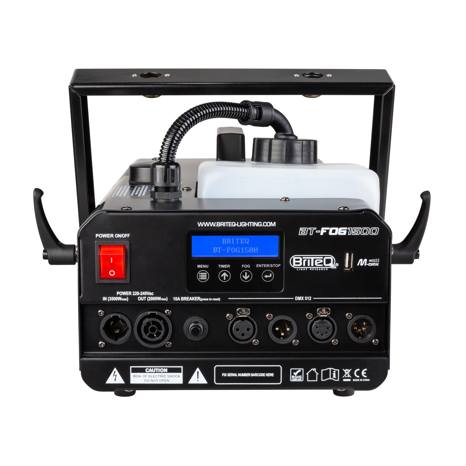 מכונת עשן Briteq BT-FOG1500 – 1500W עם DMX, שלט אלחוטי ועשן רציף (יבוא בלעדי) 2 bt fog1500 back 6hr.jpg