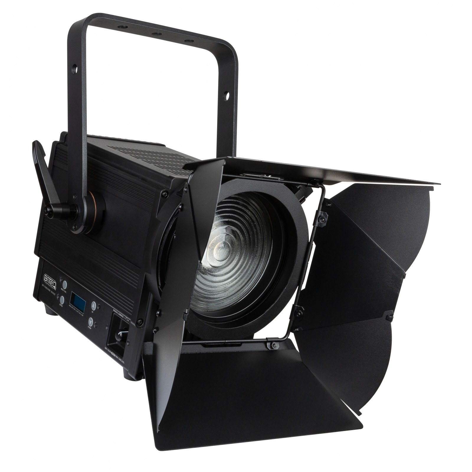 פנס תיאטרון LED Briteq BT-Theatre 100MZ – תחליף הלוגן 1kW עם CRI 96 (יבוא בלעדי) 1 bt theatre 100mz front 5hr barndoor off.jpg