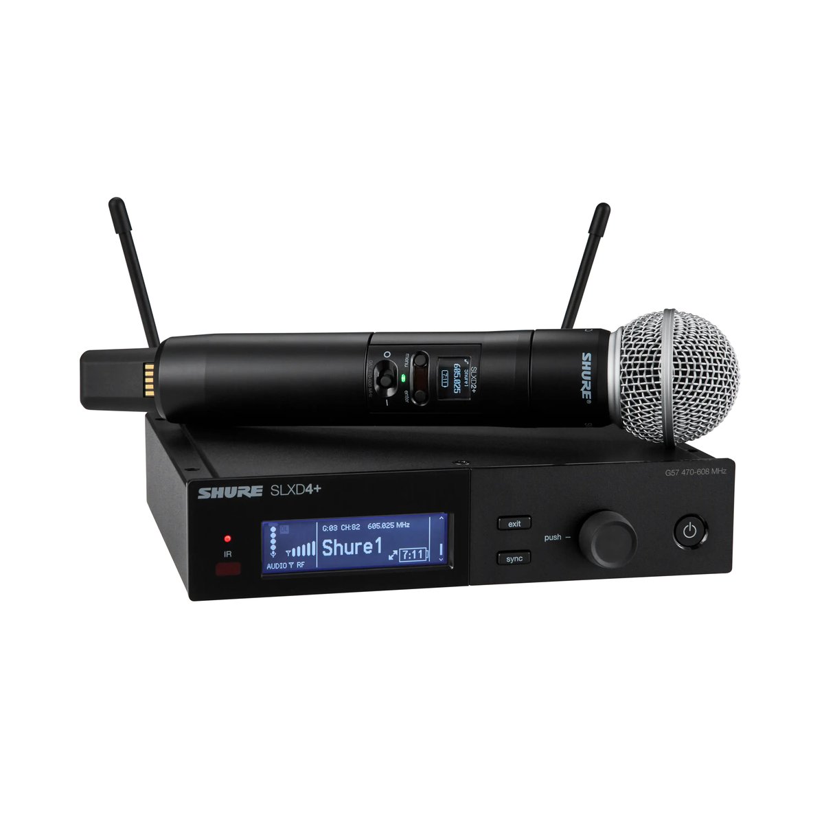 Shure SLXD24E/SM58-G60 Wireless System with SM58® Handheld Transmitter 1 Shure SLXD24E/SM58 G60 Wireless System with SM58® Handheld Transmitter