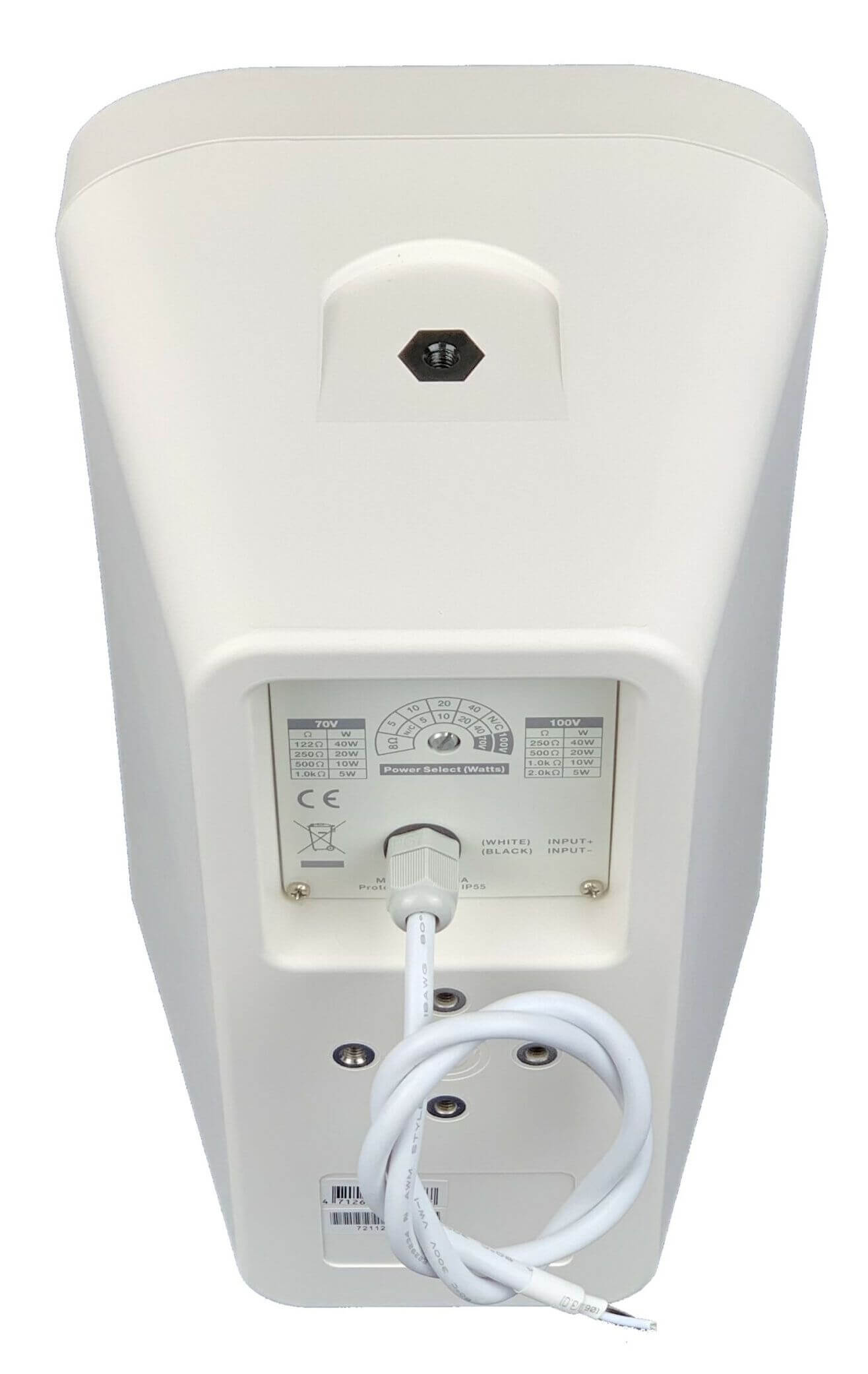 רמקול פסיבי "5 מוגן מים IP55 מותאם להתקנה Topp Pro WRS-5 WH 40W 4 רמקול פסיבי "5 מוגן מים IP55 מותאם להתקנה Topp Pro WRS 5 WH 40W