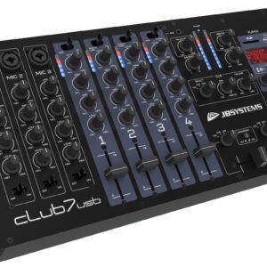 מיקסר ראק JB-Systems Club7-USB – 7 ערוצים עם נגן USB/SD מובנה (יבוא בלעדי)