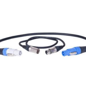 סט כבלי קישור (70 ס”מ) ל-DVA T12 הכולל 2 כבלי Powercon ו-2 כבלי XLR dB Technologies