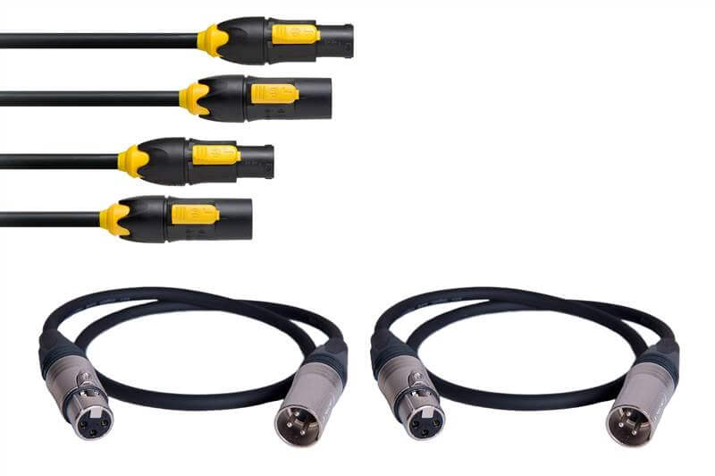 סט כבלי שרשור (PowerCON TRUE1 ו-XLR) באורך 70 ס"מ לחיבור מהיר של רמקולי dB Technologies VIO 1 dck 27t 1.jpg