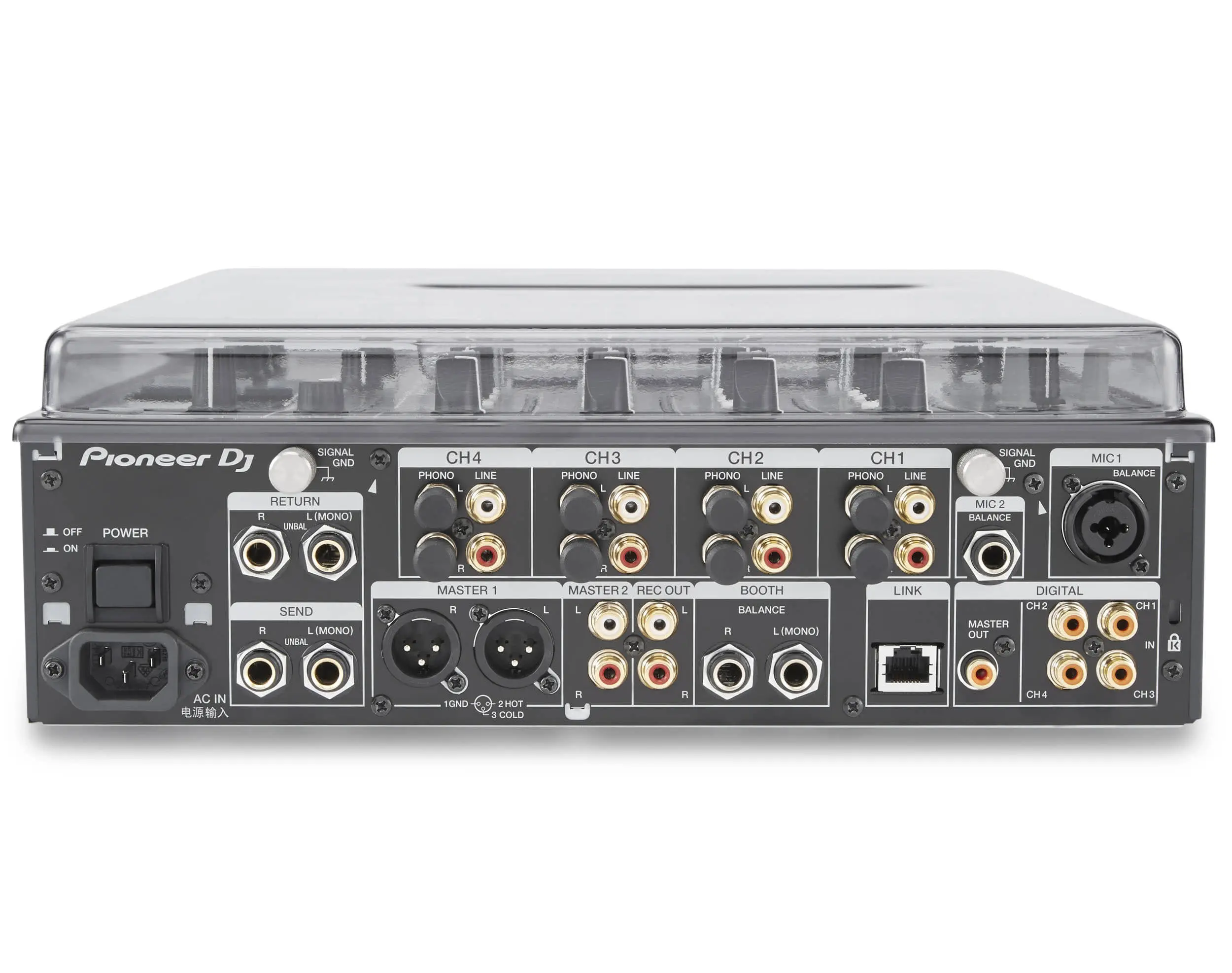 כיסוי מגן Decksaver למיקסר Pioneer DJM-900NXS2 – פוליקרבונט קשיח 2 decksaver pioneer djm 900 nxs2 1.webp