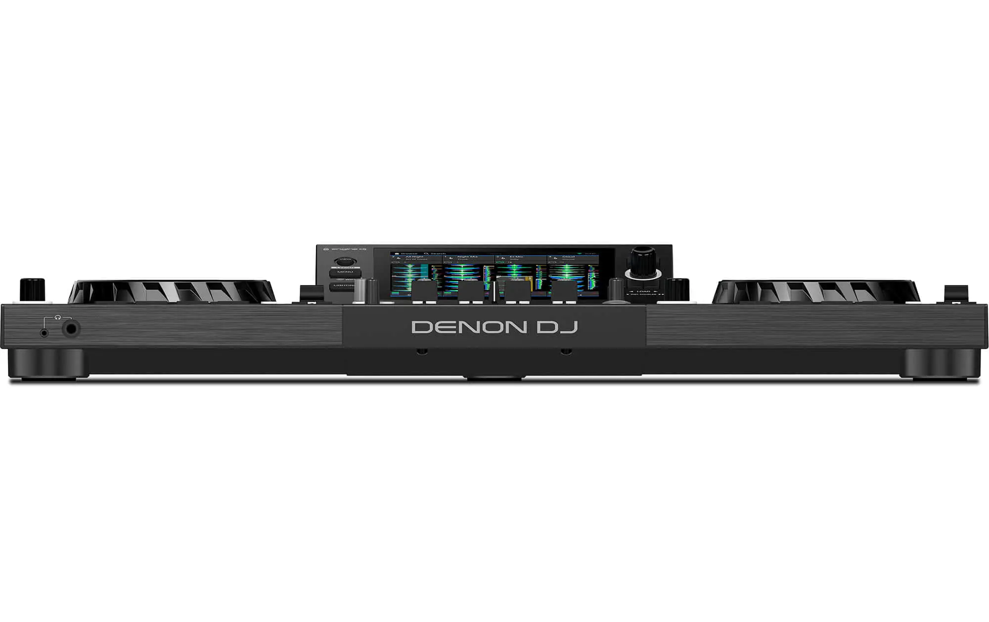 מערכת DJ עצמאית Denon DJ SC LIVE 4 – 4 ערוצים, מסך מגע 7 אינץ' ורמקולים מובנים 1 denon dj sc live 4 front view.webp