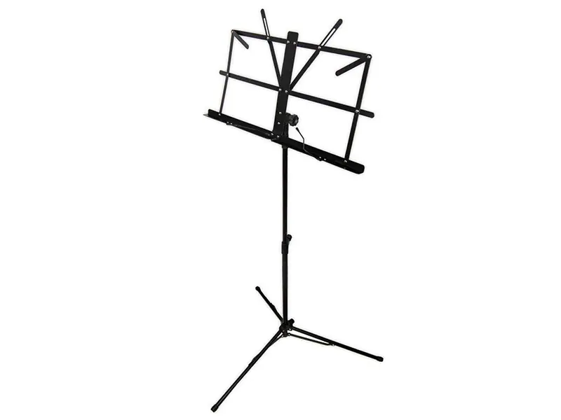 עמוד תווים שחור מתקפל עם תיק נשיאה Steelerd SN114 2 עמוד תווים שחור מתקפל עם תיק נשיאה Steelerd SN114