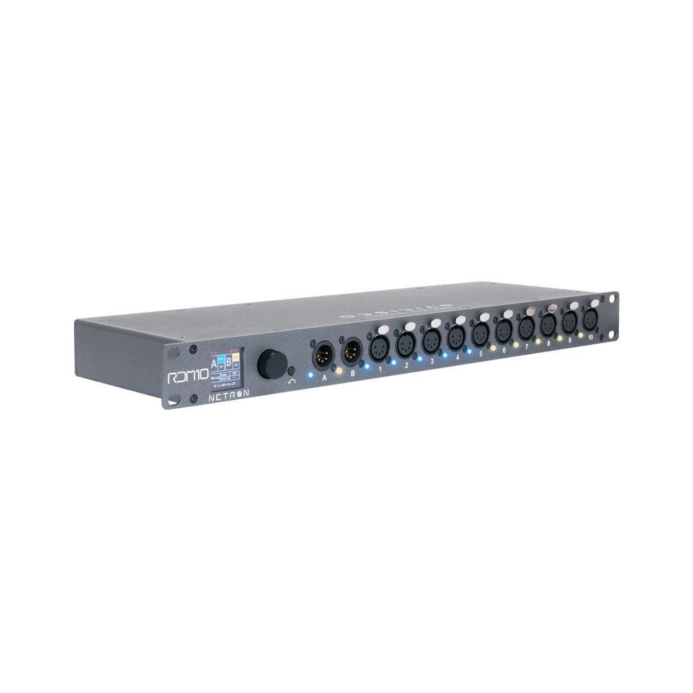 מפצל DMX Obsidian Netron RDM10 – ספליטר 2 כניסות ל-10 יציאות מבודדות עם RDM 3 מפצל DMX Obsidian Netron RDM10 – ספליטר 2 כניסות ל-10 יציאות מבודדות עם RDM – תמונה 3