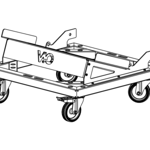 עגלה עם גלגלים ל-מתקן ו 4 dBTechnologies VIO L1608/L208