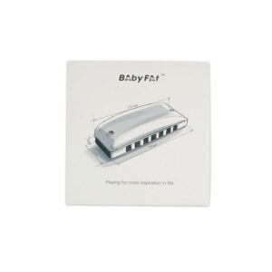 מפוחית בלוז קומפקטית 7 חורים Kongsheng BabyFat ורוד | סולם D