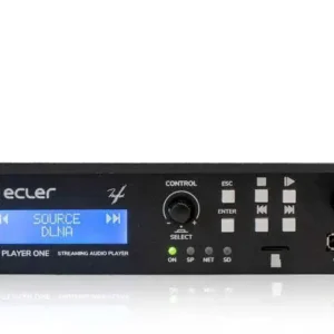 נגן מוזיקה מקצועי Ecler PLAYER ONE – סטרימינג, USB ואינטרנט רדיו לעסקים (יבוא בלעדי)