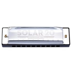 מפוחית דיאטונית 10 חורים Kongsheng SOLAR20 כסף | סולם C למתחילים