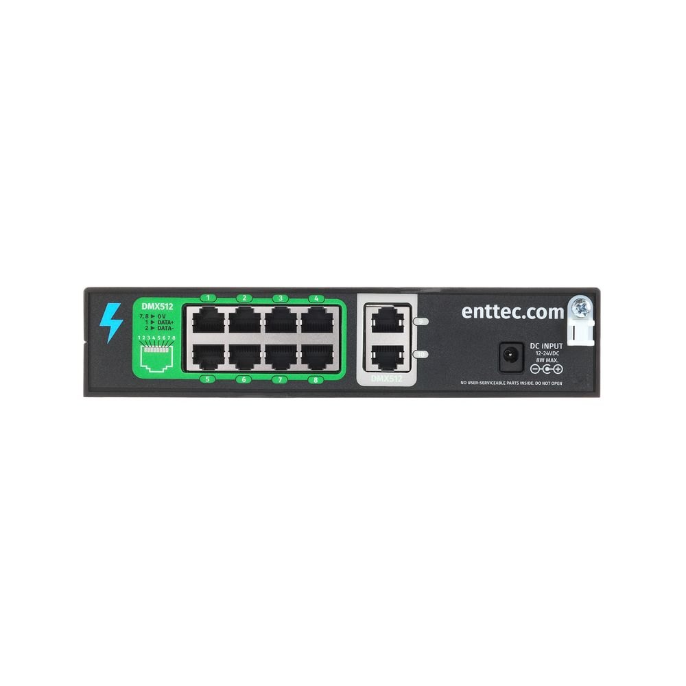 ממשק תאורה Enttec Storm 10 – שער Ethernet ל-DMX 10 יציאות 6 ממשק תאורה Enttec Storm 10 – שער Ethernet ל-DMX 10 יציאות – תמונה 6