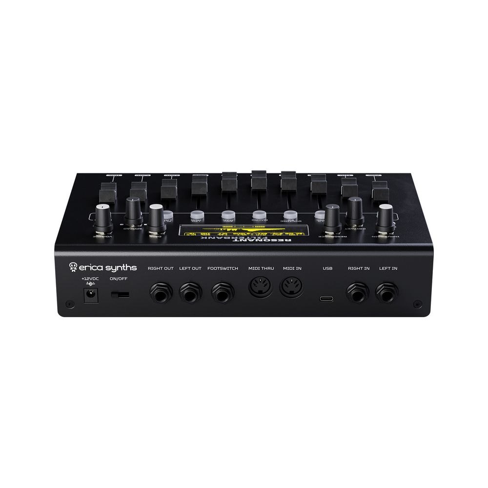 פילטרבנק אנלוגי Erica Synths Resonant Filterbank – אפקט סטריאו 10 פסים לעיצוב סאונד 5 פילטרבנק אנלוגי Erica Synths Resonant Filterbank – אפקט סטריאו 10 פסים לעיצוב סאונד – תמונה 5