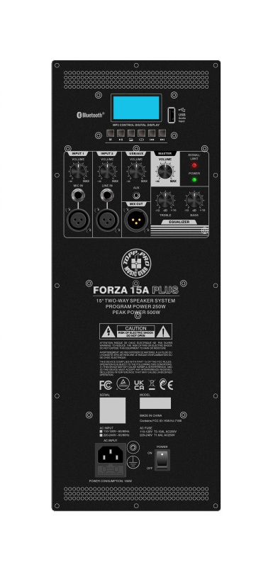 רמקול מוגבר "15 Topp Pro FORZA 15A PLUS 1660W 3 forza15a plus 2 Copy.jpg