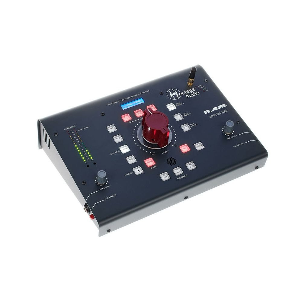 בקר מוניטורים Heritage Audio RAM System 2000 – שלט דסקטופ עם Bluetooth ו-64 מדרגות היחתה 3 בקר מוניטורים Heritage Audio RAM System 2000 – שלט דסקטופ עם Bluetooth ו-64 מדרגות היחתה – תמונה 3