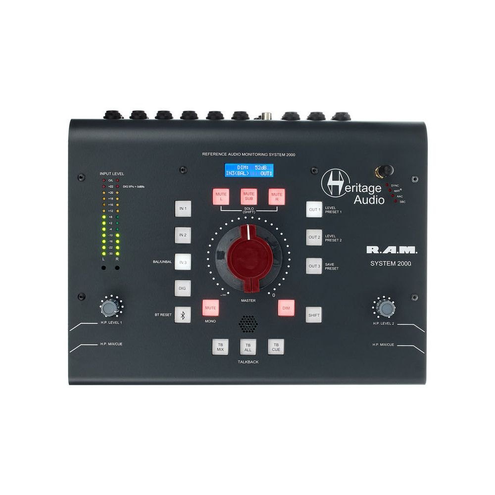 בקר מוניטורים Heritage Audio RAM System 2000 – שלט דסקטופ עם Bluetooth ו-64 מדרגות היחתה 5 בקר מוניטורים Heritage Audio RAM System 2000 – שלט דסקטופ עם Bluetooth ו-64 מדרגות היחתה – תמונה 5