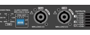 מגבר כוח Topp Pro HVA1500.2: עוצמה של 3000W עם קרוסאובר מובנה