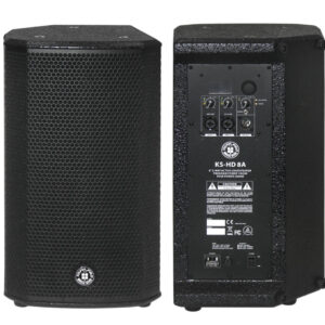 רמקול מוגבר “8 Topp Pro KS HD8A 2000W במארז קומפקטי מעץ Birch מעבד DSP מובנה