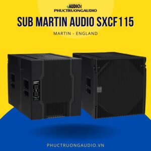 סאב-וופר קרדיואידי לתליה 15+12 אינץ׳ MARTIN AUDIO SXCF115