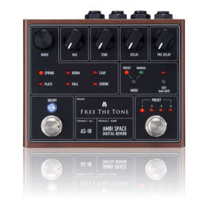 פדאל ריברב Free The Tone Ambi Space AS-1R – ריברב סטריאו יפני עם נתיב אנלוגי נקי (יבוא בלעדי)