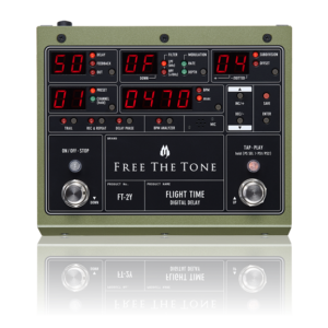פדאל דיליי Free The Tone Flight Time FT-2Y – דיליי דיגיטלי עם BPM Analyzer בזמן אמת (יבוא בלעדי)