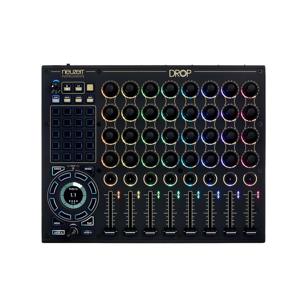 בקר MIDI Neuzeit Instruments Drop – מרכז שליטה עם 8 פדרים, 32 אנקודרים ו-Snapshots 5 בקר MIDI Neuzeit Instruments Drop – מרכז שליטה עם 8 פדרים, 32 אנקודרים ו-Snapshots – תמונה 5