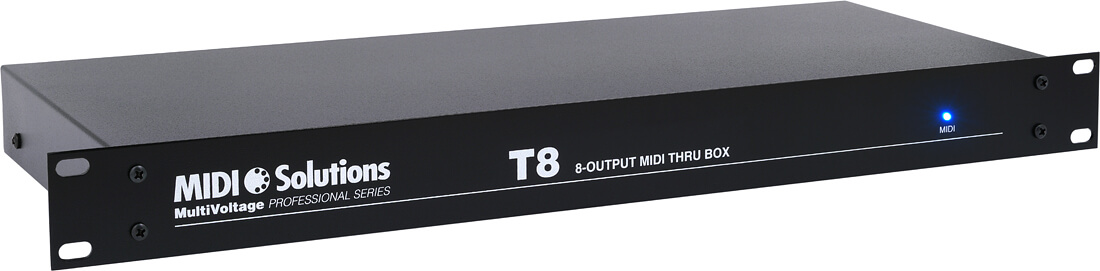 קופסאת פיצול MIDI Solutions T8 Thru V2 3 קופסאת פיצול MIDI Solutions T8 Thru V2