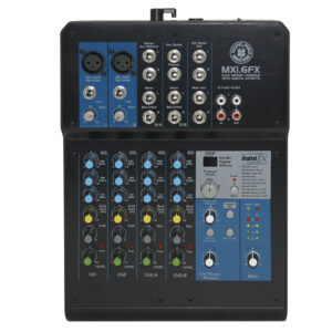 מיקסר סאונד 6 כניסות עם מולטי אפקט Topp Pro MXi.6FX