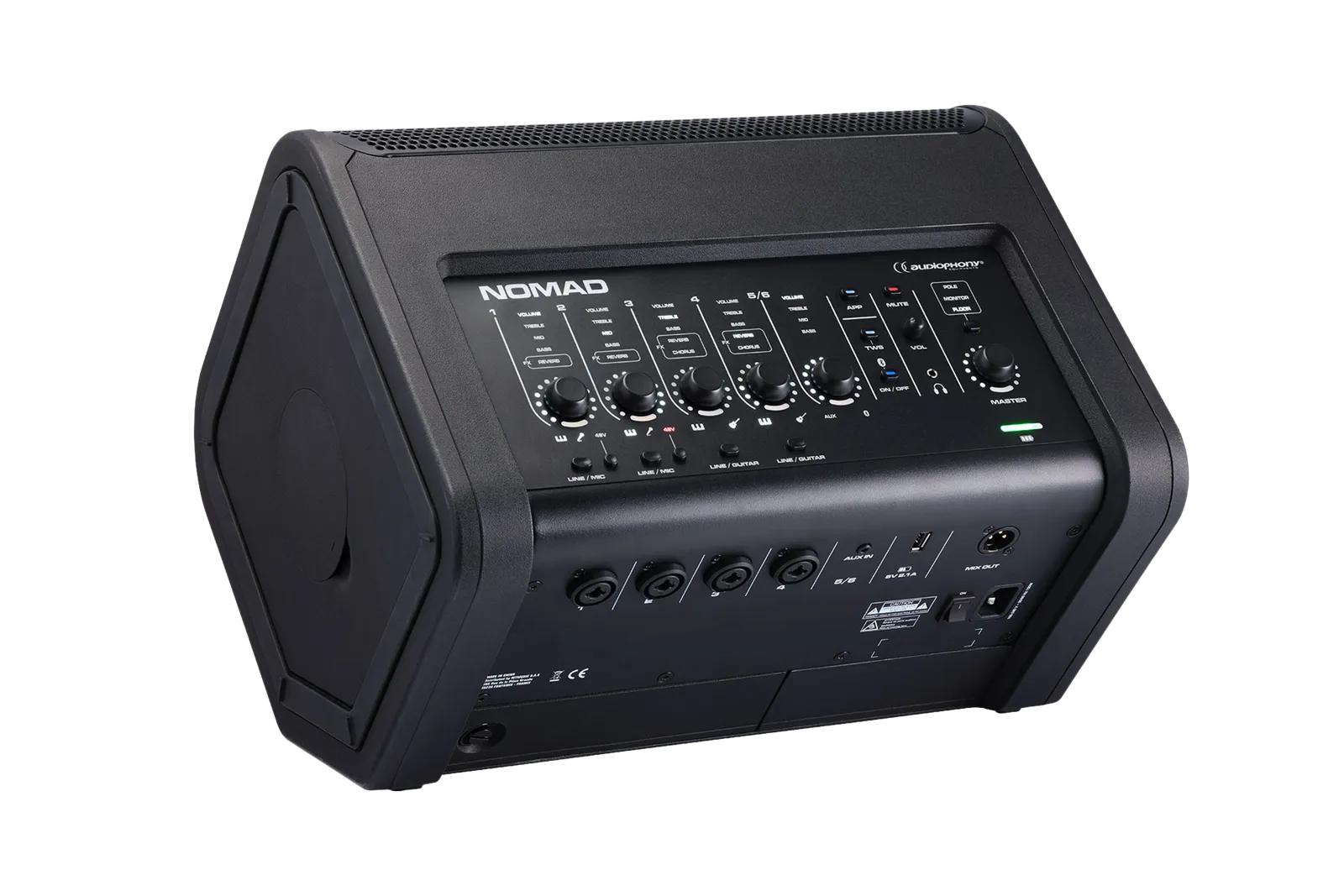 בידורית מקצועית Audiophony NOMAD – רמקול נטען 200W עם Bluetooth ואפליקציה (יבוא בלעדי) 4 nomad 5.webp