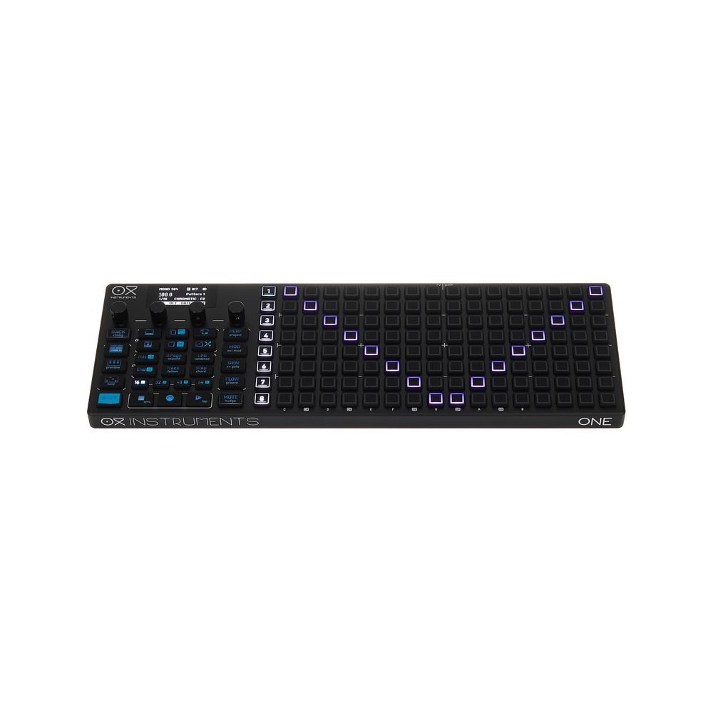 סיקוונסר חומרה OXI One MKII Black Edition – 8 סיקוונסרים, CV/Gate ו-Bluetooth MIDI 2 סיקוונסר חומרה OXI One MKII Black Edition – 8 סיקוונסרים, CV/Gate ו-Bluetooth MIDI – תמונה 2