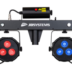סט תאורה JB-Systems Party Bar – בר אפקטים 4-ב-1 עם שלט ומזוודה (יבוא בלעדי)