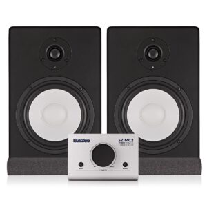 רמקול קיר 6 אינץ׳ שחור Audiocenter M-6A
