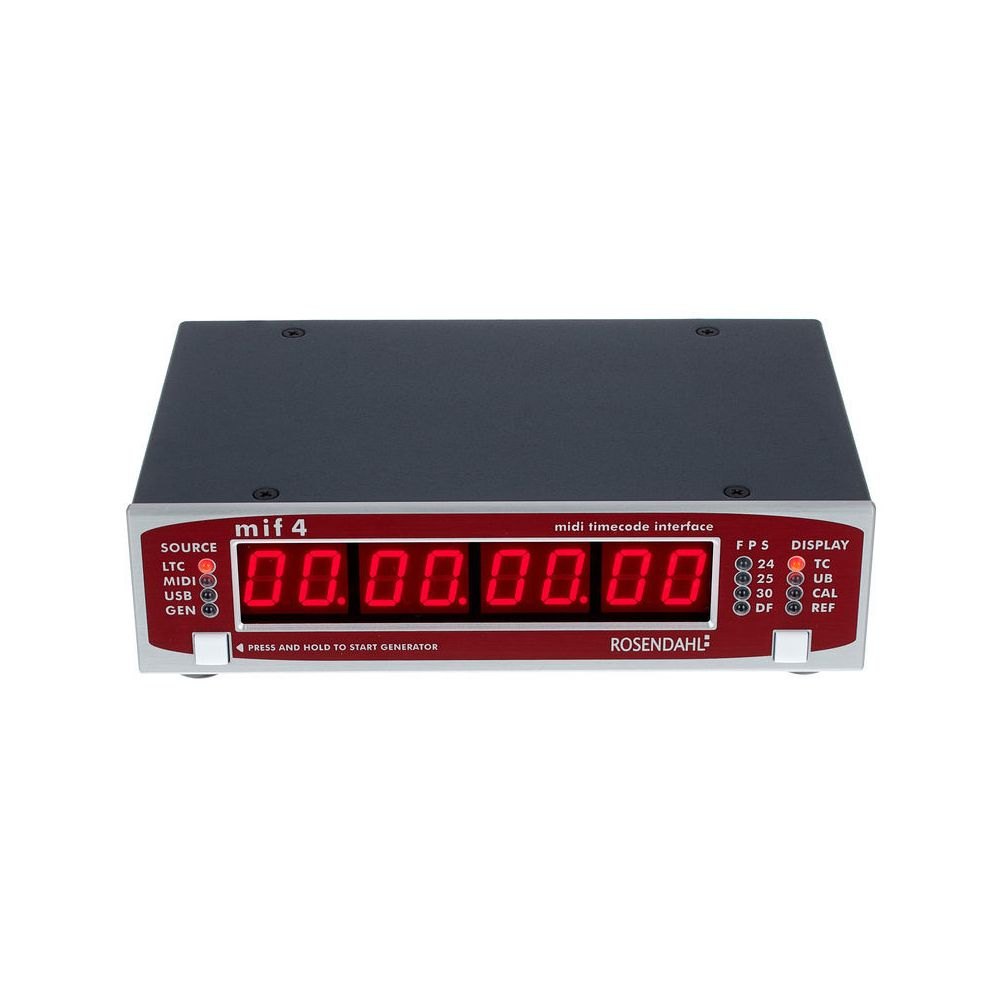 ממשק טיימקוד Rosendahl MIF4 – המרת MIDI Timecode ל-LTC/MTC דו-כיוונית 2 ממשק טיימקוד Rosendahl MIF4 – המרת MIDI Timecode ל-LTC/MTC דו-כיוונית – תמונה 2