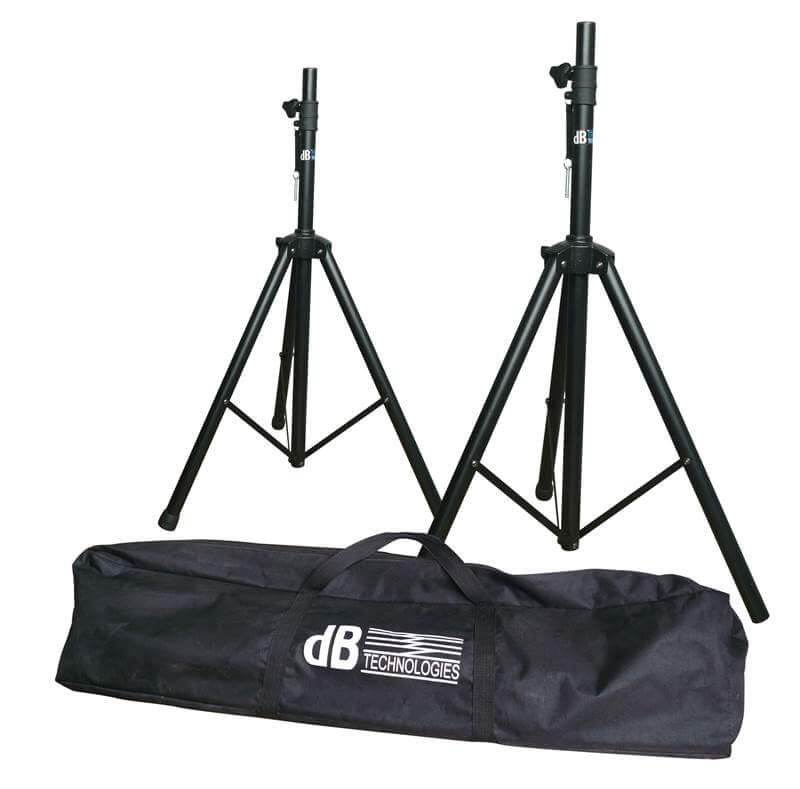 שני סטנדים לרמקולים ותיק dB Technologies SK 36TT 40kg 1 שני סטנדים לרמקולים ותיק dB Technologies SK 36TT 40kg