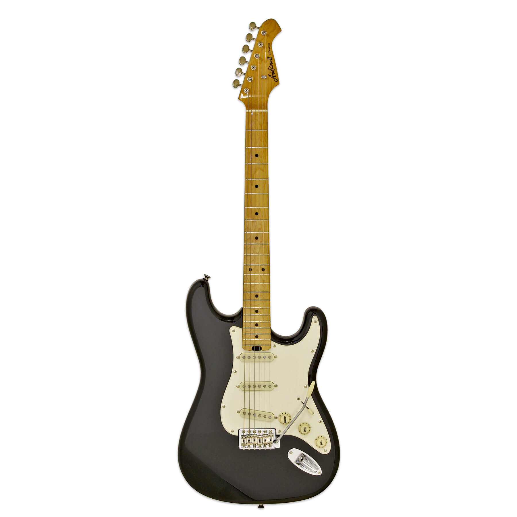 גיטרה חשמלית Aria STG-57 Modern Classic AMM Black 3 גיטרה חשמלית Aria STG 57 Modern Classic AMM Black