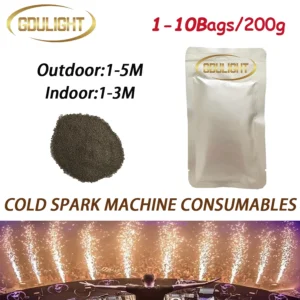 אבקת טיטניום לניצוצות קרים 200 גרם — Ti Powder למכונות Cold Spark