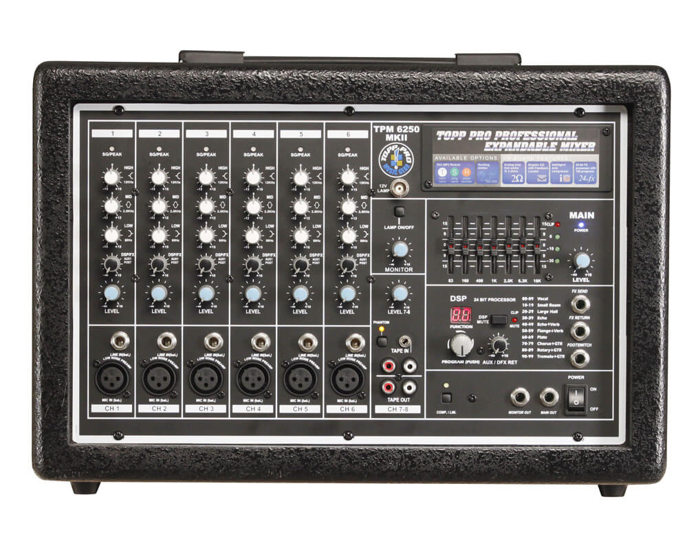 מיקסר 8 כניסות משולב מגבר עם מולטי אפקט ו Topp Pro TPM 600W EQ 1 tpm6250 1.jpg