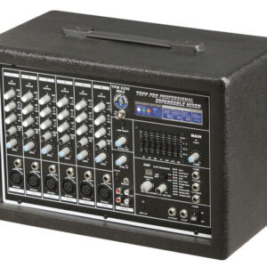 מיקסר 8 כניסות משולב מגבר עם מולטי אפקט ו Topp Pro TPM 600W EQ