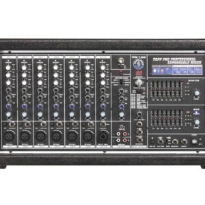 מיקסר 10 כניסות משולב מגבר עם מולטי אפקט ו Topp Pro TPM 1600W EQ