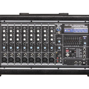 מיקסר 10 כניסות משולב מגבר עם מולטי אפקט ו Topp Pro TPM 600W EQ