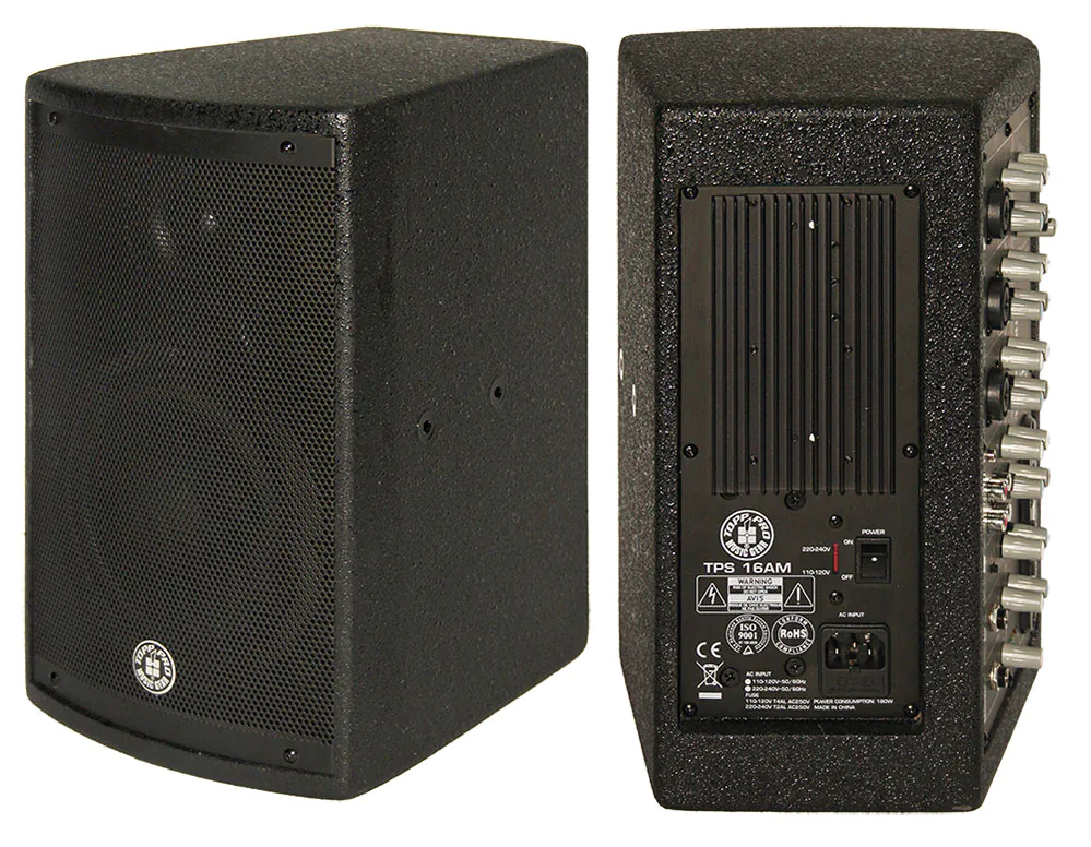 רמקול מוגבר עם מיקסר ואפקטים Topp Pro TPS 16AM.UB 280W 3 רמקול מוגבר עם מיקסר ואפקטים Topp Pro TPS 16AM.UB 280W