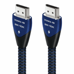כבל AudioQuest Vodka 48 HDMI 8K – 48Gbps, מוליכים מוכספים PSS, Dolby Vision ו‑eARC