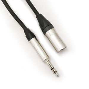 כבל XLR זכר ל- PL 6.3 סטריאו באורך 3 מטר תוצרת Steelerd